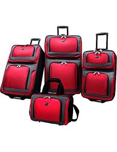 New Yorker 4-Piece Luggage Set by U.S. Traveler