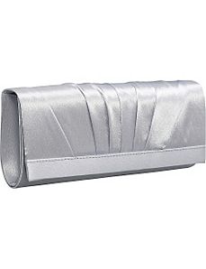 Pleated Flap Clutch by J. Furmani