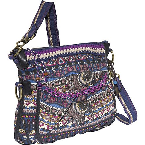 NAVY ONE WORLD COATED CANVAS