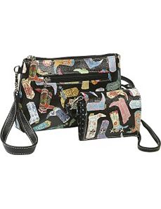 Kickin' It 3 in 1 Wallet and Cosmetic by Sydney Love