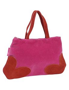 Agatha Ruiz De La Prada Hearts Suede Handbag by Miquelrius