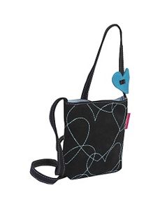 Agatha Ruiz De La Prada Hearts Suede Small Bag by Miquelrius
