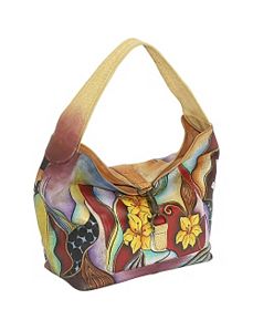 Fold Over Slouch-Tribal Lily by Anuschka