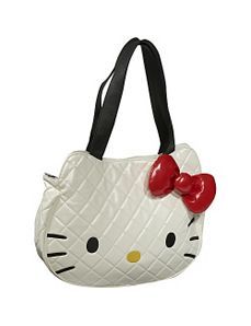 Hello Kitty White Quilted Face Bag by Loungefly