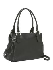 Square Top Zip Handbag by Derek Alexander Leather