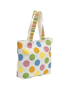 Polka Dot Tote by Earth Axxessories