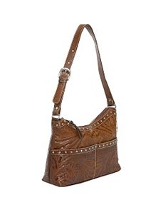 Heartland Zip -Top Shoulder Bag by American West