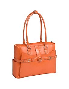 W Series Willow Springs Leather Ladies' Briefcase by McKlein USA