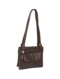 Double Compartment Shoulder Bag by Piel