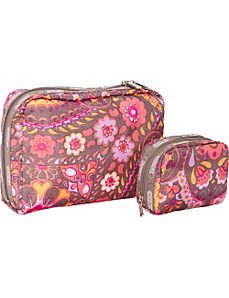XL Cosmetic and Square Cosmetic Combo by LeSportsac