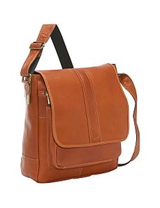 Laptop Messenger w/ Front Gusset Pocket by David King & Co.