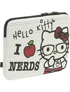 Hello Kitty 'I Love Nerds'  Laptop Sleeve by Loungefly