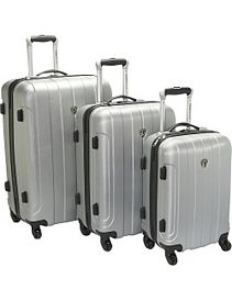 Cambridge 3 Piece Hardshell Spinner Set by Traveler's Choice