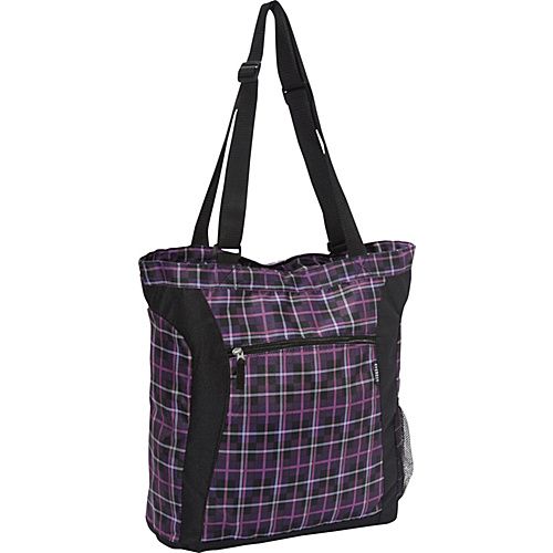 PURPLE/BLACK PLAID
