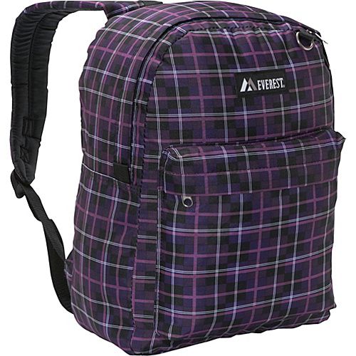 PURPLE/BLACK PLAID