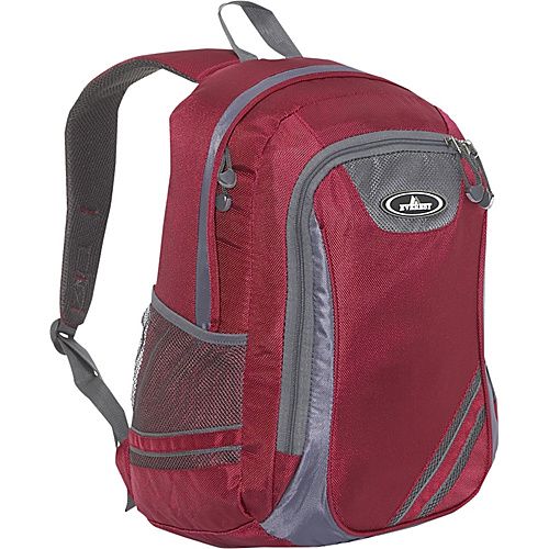 BURGUNDY/GRAY