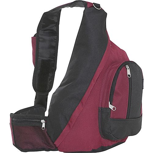 BURGUNDY/BLACK