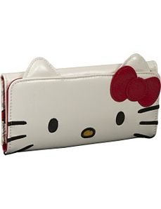 Hello Kitty Face Wallet With Ears by Loungefly