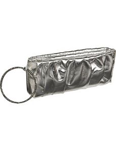 Metallic evening wristlet by J. Furmani