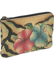 Coin / Key Pouch - Collage by Anuschka
