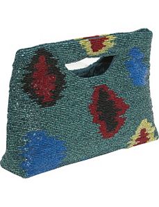 Beaded Ikat Handheld by Moyna Handbags