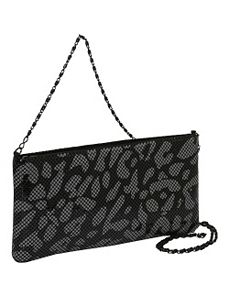 Animal Print Metal Mesh Shoulder Bag by Savanna