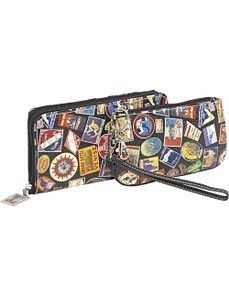 Vintage Hotel-Zip Around Travel Wallet and Camera by Sydney Love