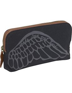 Wing Cosmetic Bag by Make Love Not Trash