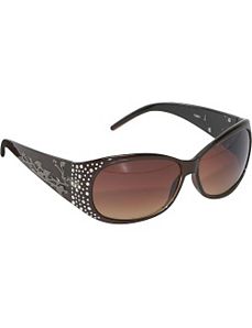Rhinestone Round Fashion Sunglasses for Women by SW Global Sunglasses