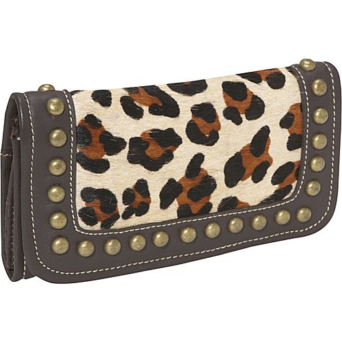 LEOPARD COWHIDE AND CHOCOLATE BROWN
