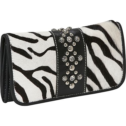 BLACK WITH BLACK & WHITE COWHIDE