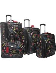 Love Letters 4 Piece Luggage Set by Rampage