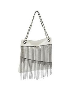 Faux Leather Chain Fringe Bag by Ashley M
