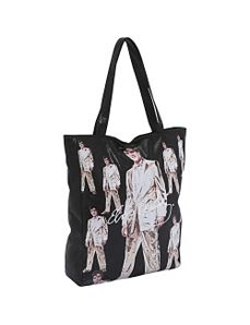 Elvis Metallic Tote Bag by Ashley M