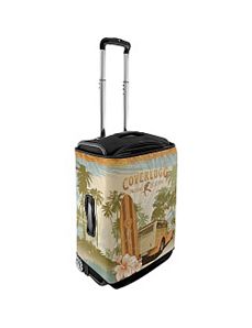Large Luggage Cover - Vintage Surf by CoverLugg