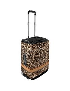 Large Luggage Cover - Brown Leopard by CoverLugg