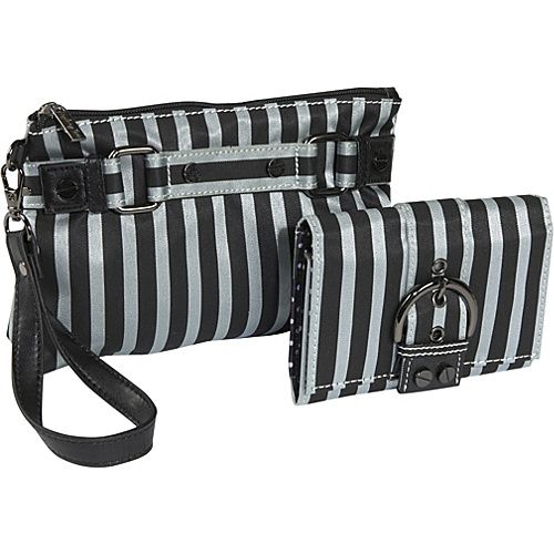 STEEL BLUE & BLACK STRIPE
