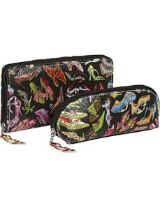 Stepping Out Large Zip Around Wallet & Mini Cosmet by Sydney Love
