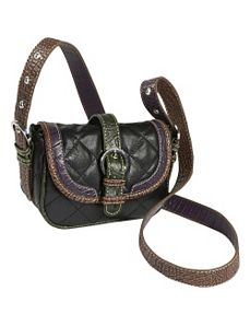 Quilted with Croc Trim-Across Body by Sydney Love