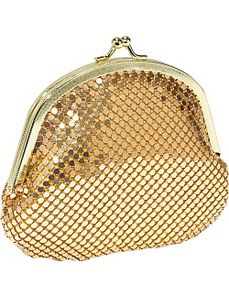 Metal Mesh double coin purse by Magid