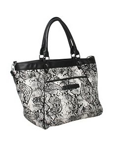 Dropped Zipper Tote by Make Love Not Trash