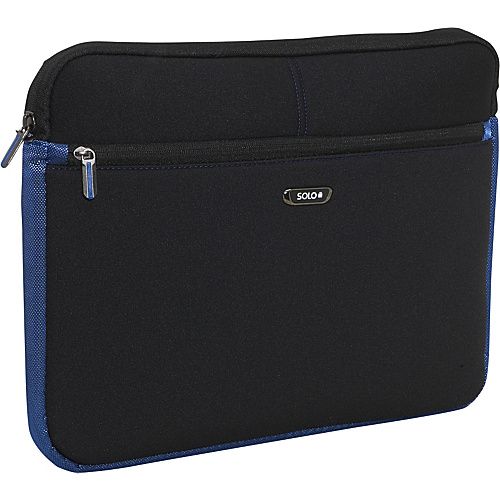 BLACK WITH BLUE TRIM