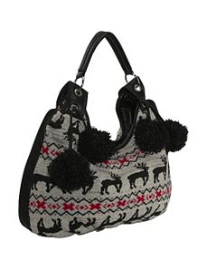Sweater Knit Hobo Bag by Ashley M