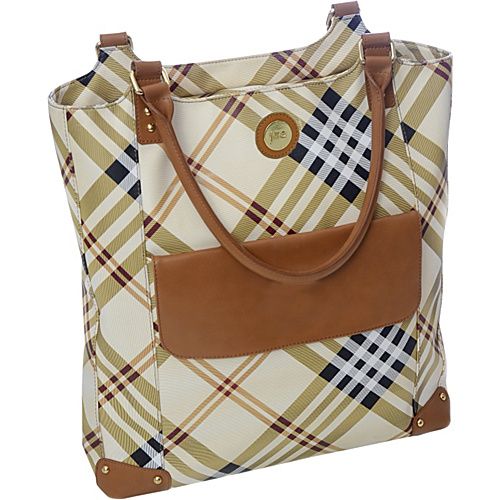 TAN/CREAM PLAID