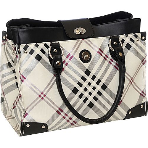 BLACK/CREAM PLAID