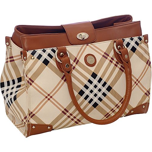 TAN/CREAM PLAID