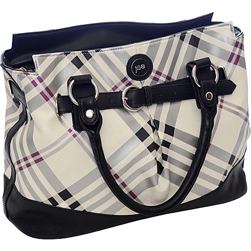 BLACK/CREAM PLAID