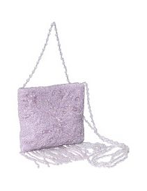 Beaded Mini Cross Body with Fringe by Moyna Handbags