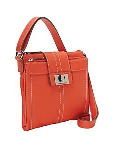 Fab Function Pebble Leather N/S Crossbody by Tignanello