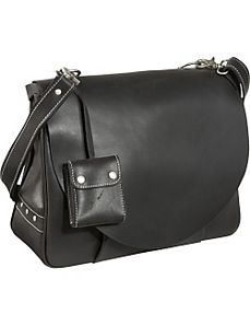 Vintage Leather Messenger Bag by AmeriLeather